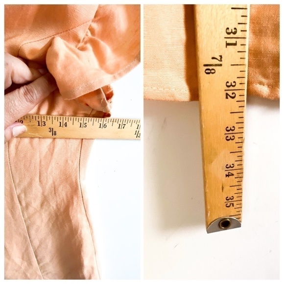 Urban Renewal Peach Color Flutter short Sleeve Dress size S - Picture 8 of 8